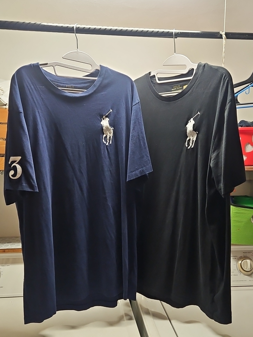 Polo by Ralph Lauren Navy & Black Short-Sleeve Polo Logo Tees